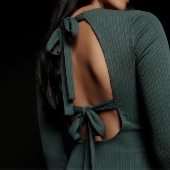 NWT Reformation Benedict Dress Juniper - Picture 3 of 5